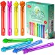 VKTEN 32Pcs Easter Mini Bubble Wands Assortment 8 Colors 8 Styles Easter Bubble Party Favors for Kids, Bubbles for Kids, Easter Toys Gifts, Easter Basket Stuffers Fillers