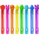 VKTEN 64Pcs Easter Mini Bubble Wands Assortment 8 Colors 8 Styles Easter Party Favors for Kids, Bath Time, Classroom Prizes Summer Outdoor Gifts for Girls Boys, Easter Basket Stuffers