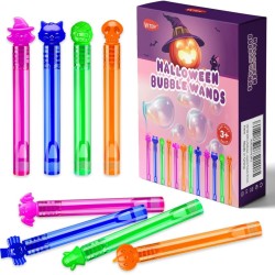 VKTEN 32Pcs Halloween Bubble Wands Mini Bubbles Party Favors for Kids Halloween Party Favors Treat Bag Stuffers Goody Bag Filler Halloween Treats Prizes