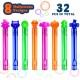 VKTEN 32Pcs Halloween Bubble Wands Mini Bubbles Party Favors for Kids Halloween Party Favors Treat Bag Stuffers Goody Bag Filler Halloween Treats Prizes