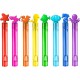 VKTEN 64Pcs Sea Animals Mini Bubble Wands Assortment 8 Colors 8 Styles Party Favors Toys for Kids,Themed Birthday, Wedding, Bath Time, Classroom Prizes Summer Outdoor Gifts for Girls Boys