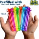 VKTEN 64Pcs Sea Animals Mini Bubble Wands Assortment 8 Colors 8 Styles Party Favors Toys for Kids,Themed Birthday, Wedding, Bath Time, Classroom Prizes Summer Outdoor Gifts for Girls Boys