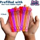 VKTEN 32Pcs Valentines Day Mini Bubble Wands Assortment 8 Styles Bubble Party Favors for Kids, Bubbles for Kids, Valentines School Classroom Exchange Prizes Gifts